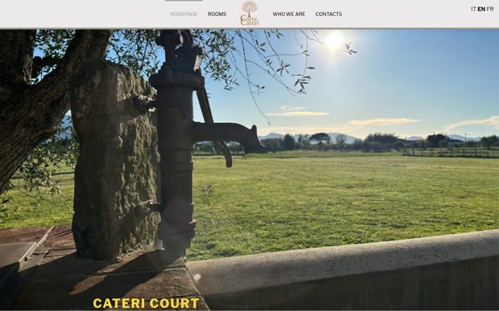 Screenshot of cortecateri.it
