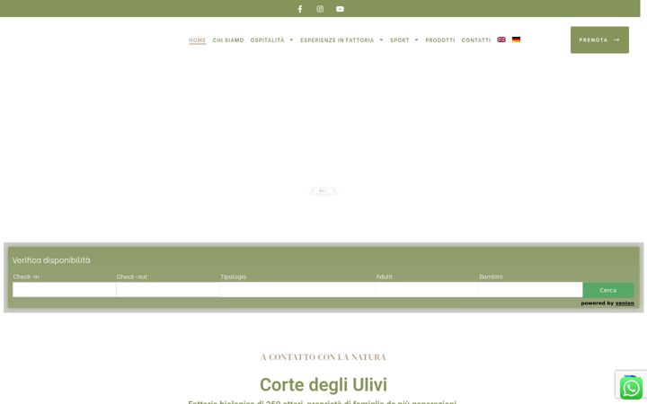 Screenshot of cortedegliulivi.net