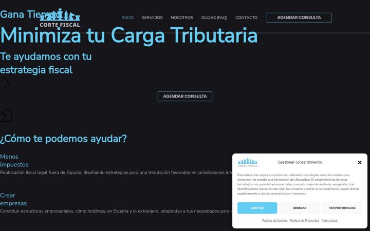 Screenshot of cortefiscal.com