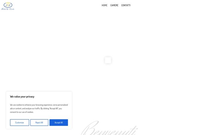 Screenshot di cortehotel.it
