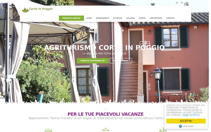 Screenshot di corteinpoggio.it