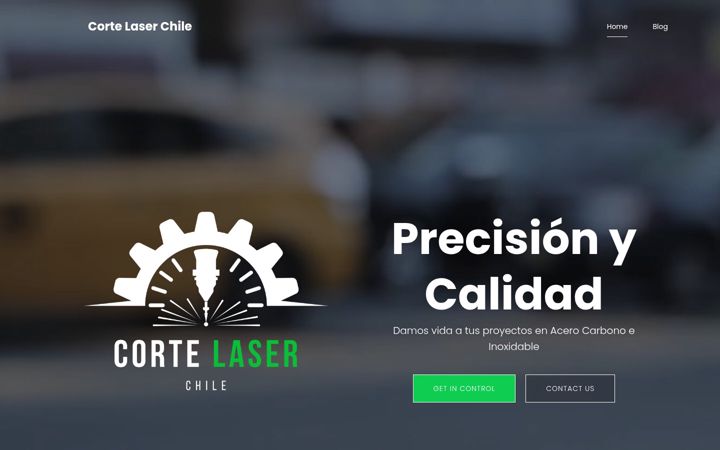 Screenshot of cortelaserchile.cl