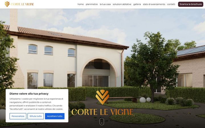 Screenshot di cortelevigne.it