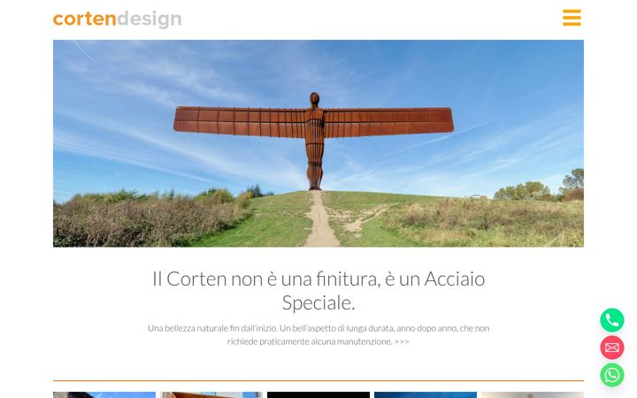 Screenshot of corten-design.com
