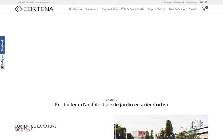 Zrzut ekranu cortena.fr
