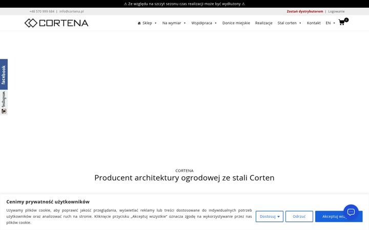 Zrzut ekranu cortena.pl