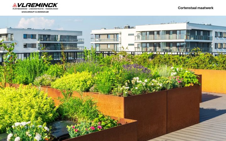 Screenshot of cortenstaalmaatwerk.be