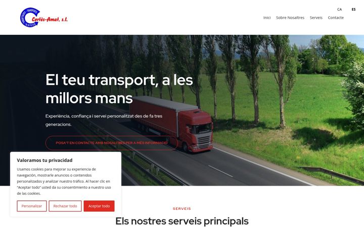 Screenshot of cortesamat.com