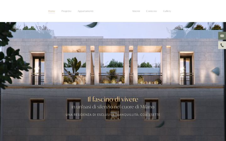 Screenshot of cortesette.it