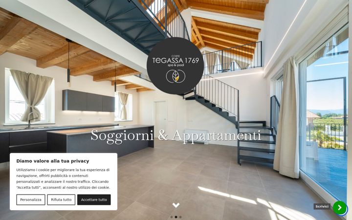 Screenshot of cortetegassa.it