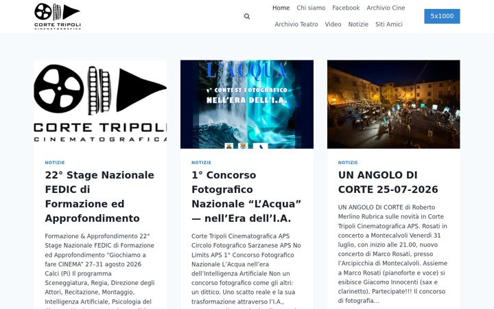 Screenshot of cortetripoli.com