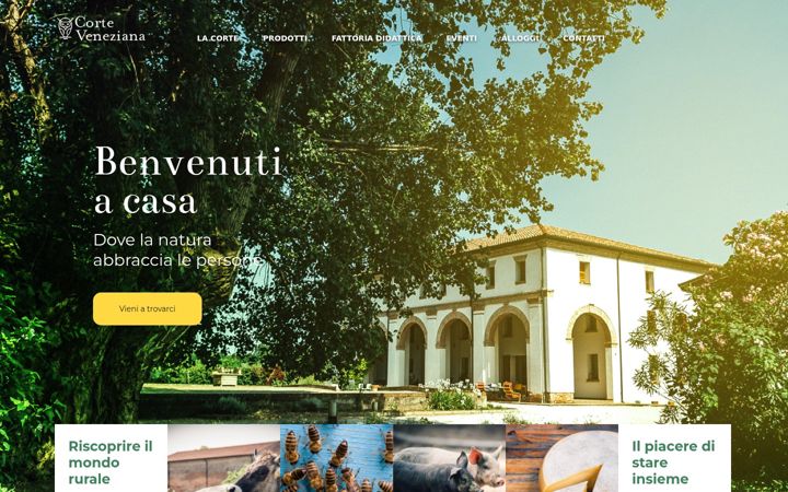 Screenshot of corteveneziana.it