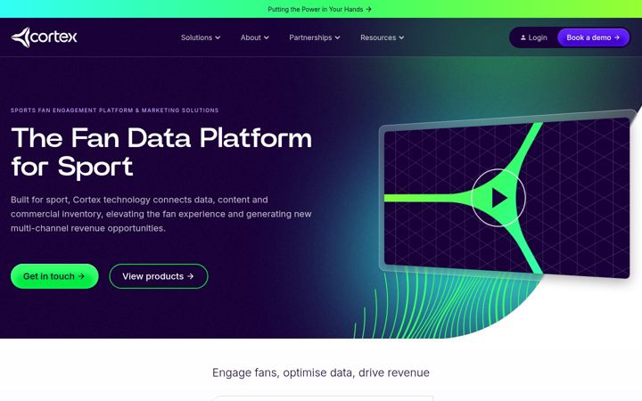 Screenshot of cortextech.io
