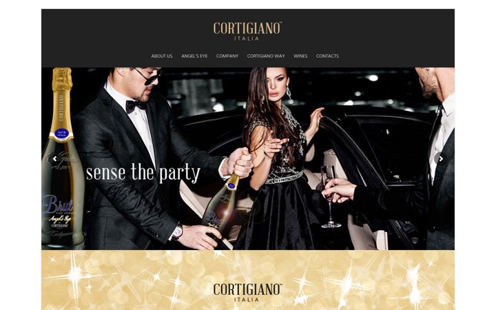 Screenshot di cortigianowine.it