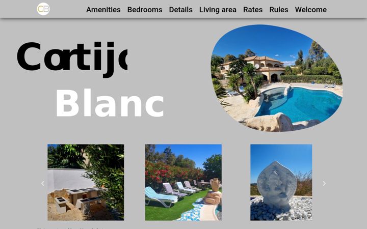 Screenshot of cortijoblanco.com