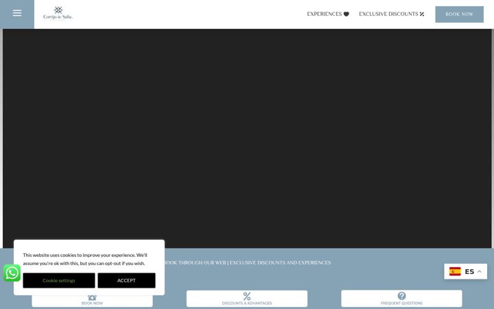Screenshot of cortijodesalia.com