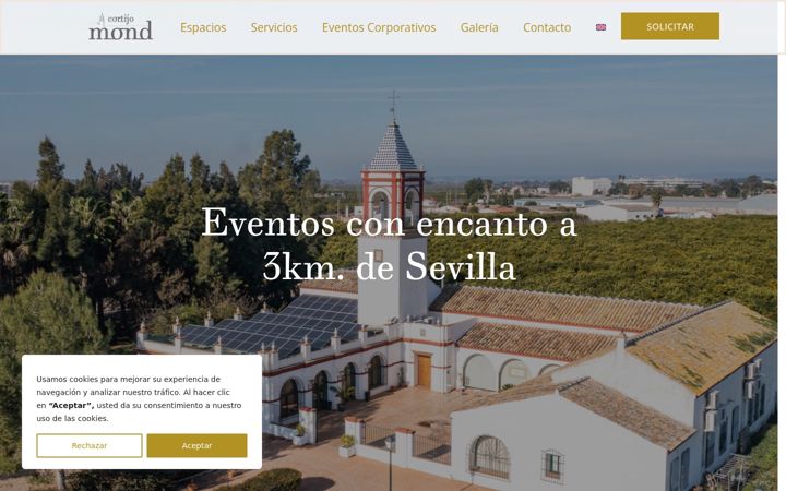 Screenshot of cortijomond.com