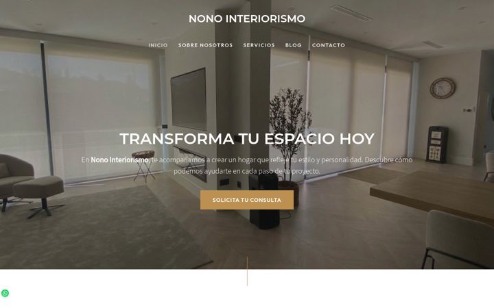 Screenshot of cortinasnono.es