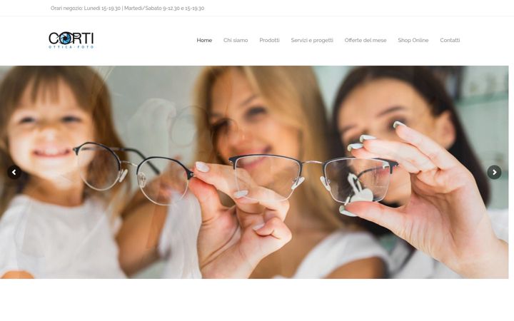 Screenshot di cortiotticafoto.it