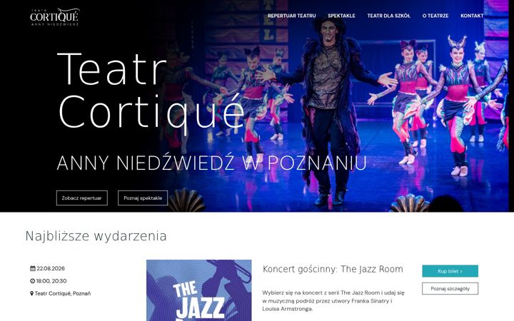 Screenshot of cortique.pl