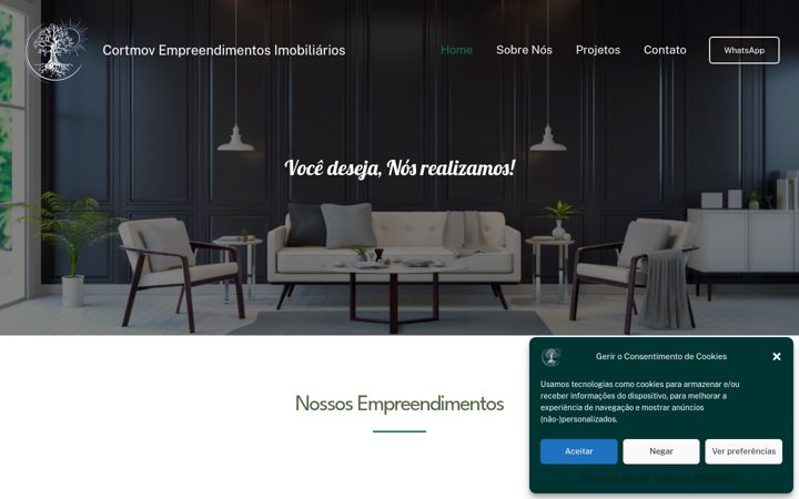 Screenshot van cortmov.com.br