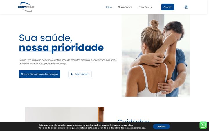 Screenshot van cortprime.com.br