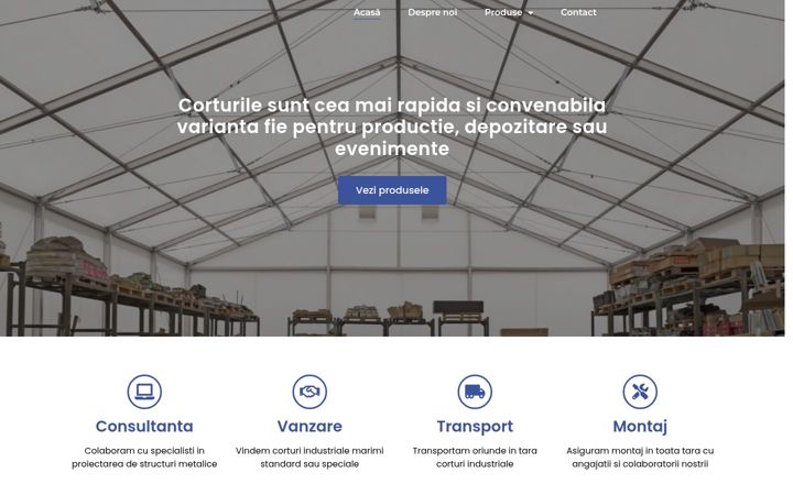Screenshot of corturiindustriale.md