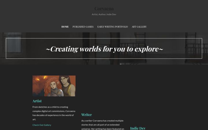 Screenshot of corvaena.com