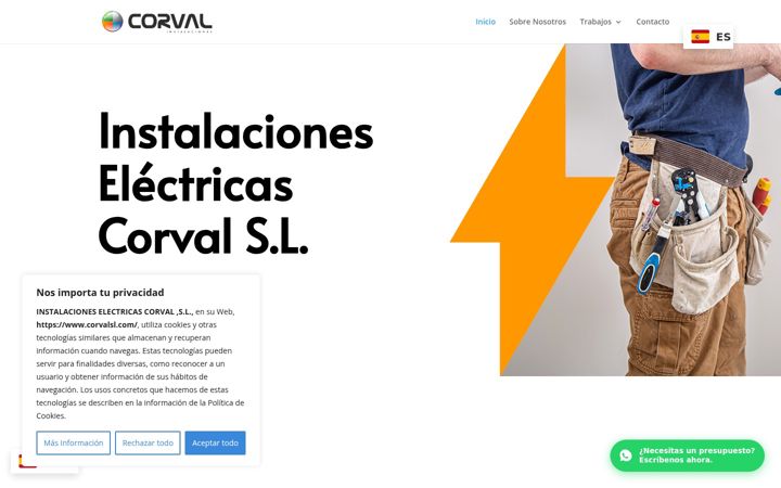 Screenshot of corvalsl.es