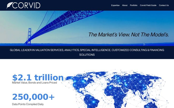 Screenshot of corvidpartners.com