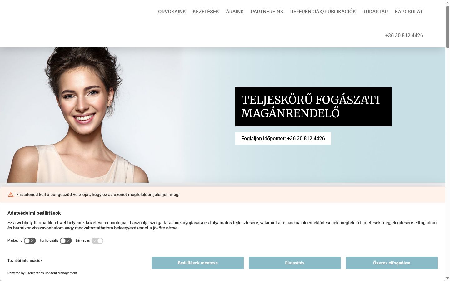 Sutikimo reklamjuostės, rodytos prieš bet kokią sąveiką, ekrano kopija