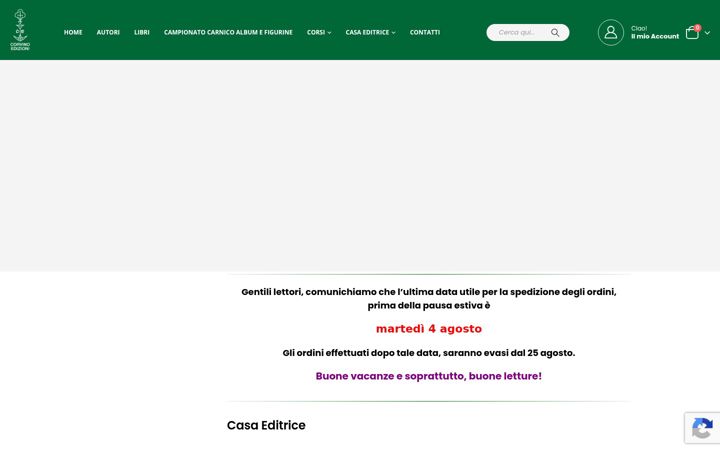 Screenshot of corvinoedizioni.com