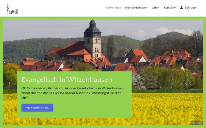 Screenshot of corvinushaus.de