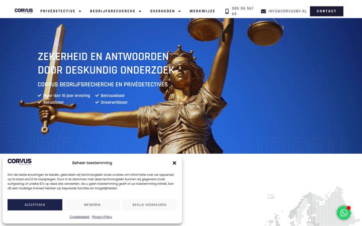 Ekrānuzņēmums no corvusbv.nl