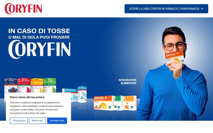 Screenshot of coryfin.it