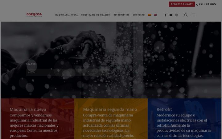 Screenshot of corzosa.com