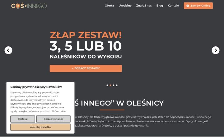 Screenshot of cos-innego.pl