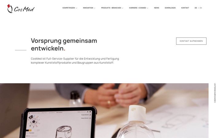 Screenshot of cos-med.de