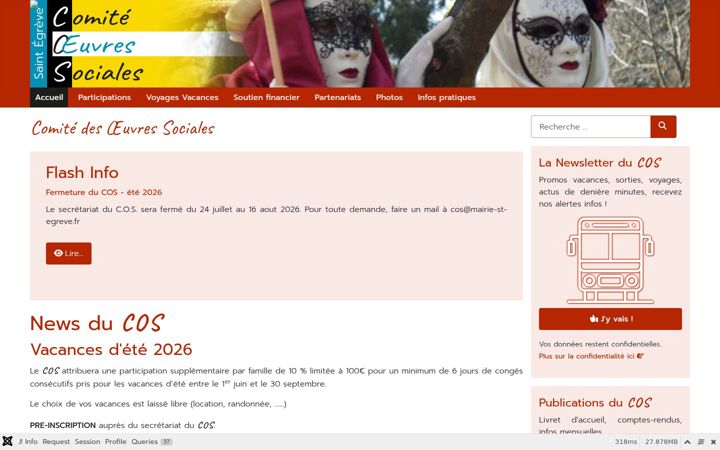 Screenshot of cos-st-egreve.fr