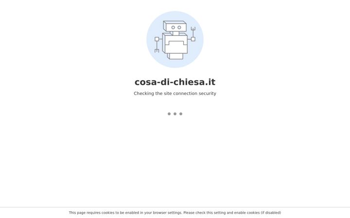 Screenshot of cosa-di-chiesa.it