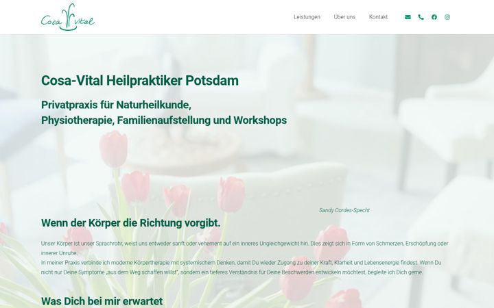 Screenshot of cosa-vital.de