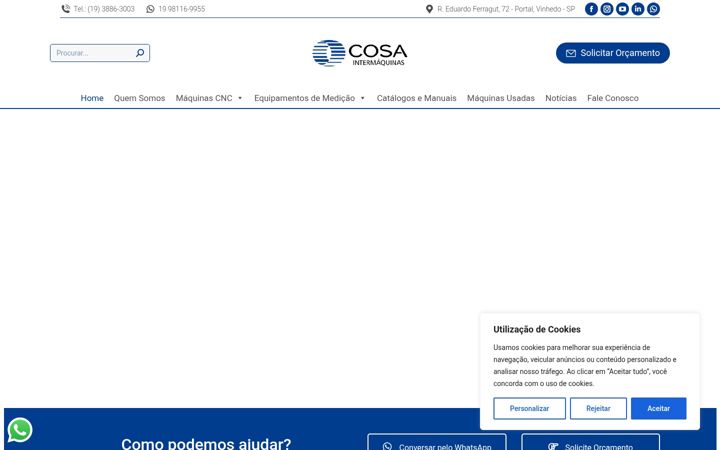 Screenshot of cosa.com.br