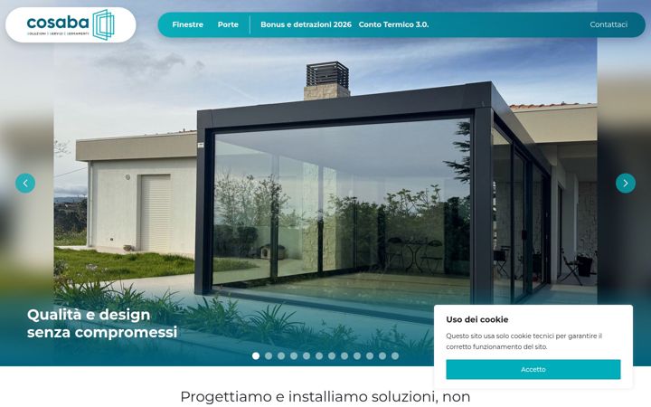 Screenshot of cosabainfissi.com