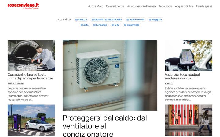 Screenshot of cosaconviene.it