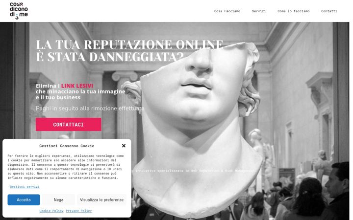 Screenshot of cosadiconodime.it