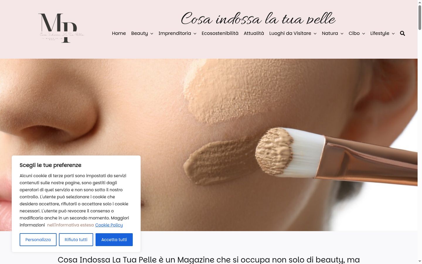 Screenshot tal-banner tal-kunsens muri qabel kwalunkwe interazzjoni