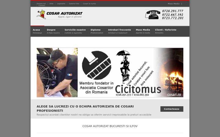 Screenshot of cosari.ro