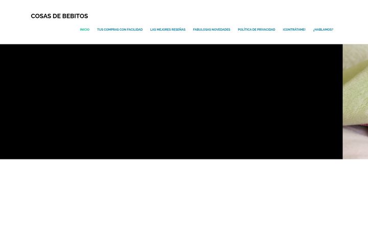 Screenshot of cosasdebebitos.com