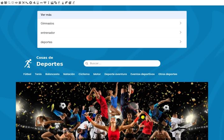Ekrano kopija cosasdedeportes.es