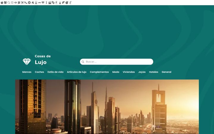 Screenshot of cosasdelujo.es